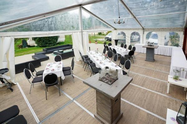 Pension "Am Brunnen" パルヒム エクステリア 写真